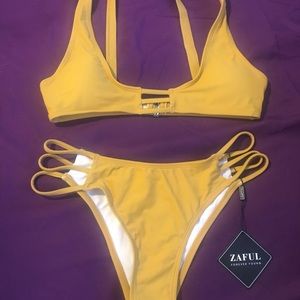 Zaful brand bikini in yellow